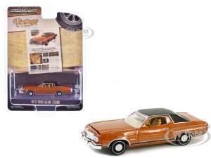 1973 Ford Gran Torino Copper Metallic with Black Vinyl Top Vintage Ad Cars Series 10