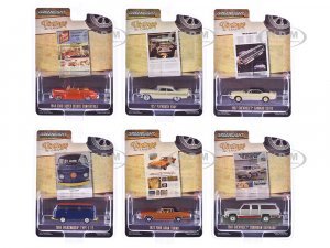 Vintage Ad Cars Set of 6 pieces Series 10