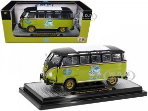 1960 Volkswagen Microbus Deluxe U.S.A. Model Lime Green and Black EMPI Equipped
