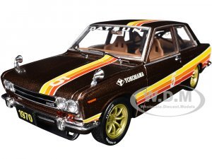 1970 Datsun 510 #5 Brown Metallic with Stripes
