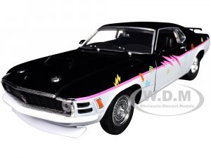 1970 Ford Mustang BOSS 429 Pro Street Black and Gray with Graphics