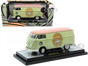 1960 Volkswagen Delivery Van Maui & Sons Light Olive Green with Salmon Top