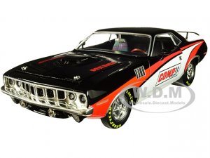 1971 Plymouth HEMI Barracuda Comp Cams Black with White and Red