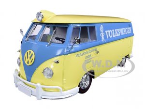 1960 Volkswagen Delivery Van Yukon Yellow Dove with Blue Stripe Volkswagenwerk GMBH