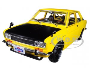 1970 Datsun 510 Auto-Japan Yellow with Gloss Black Hood