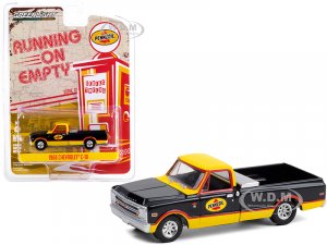 1968 Chevrolet C-10 Pickup Truck with Toolbox Pennzoil Black and Yellow Running on Empty Series 12