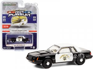 1982 Ford Mustang SSP Black and White CHP California Highway Patrol Hot Pursuit Series 36