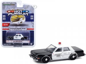 1985 Dodge Diplomat Black and White Oklahoma Highway Patrol Hot Pursuit Series 37