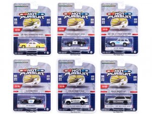 Hot Pursuit Set of 6 Police Cars Series 38