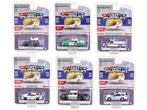 Hot Pursuit Set of 6 Police Cars Series 40