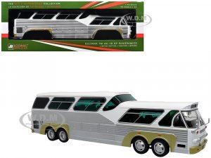Sultana TM 44-18 SP Panoramico Coach Bus White with Silver Sides The Bus & Motorcoach Collection