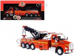 Kenworth T880 Heavy Rescue Fire Truck Los Angeles County Fire Department Red 5 Alarm Series