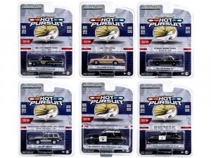 Hot Pursuit Set of 6 Police Cars Series 43