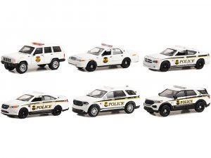 Hot Pursuit Set of 6 United States Secret Service Police Cars