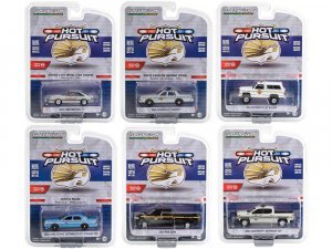 Hot Pursuit Set of 6 Police Cars Series 44