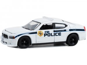 2008 Dodge Charger FBI Police (Federal Bureau of Investigation Police) White  Hot Pursuit Hobby Exclusive