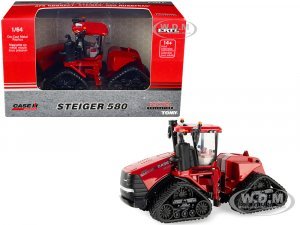 Case AFS Connect Steiger 580 Quadtrac Tractor with Tracks Red Case IH Agriculture Prestige Collection