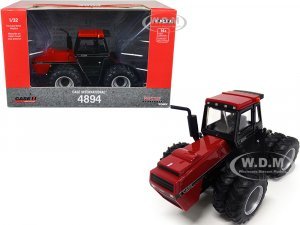 Case International 4894 Tractor Red and Black with Dual Wheels Case IH Agriculture Prestige Collection