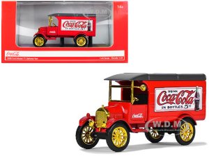 1926 Ford Model TT Delivery Van Coca-Cola Red with Gold Wheels