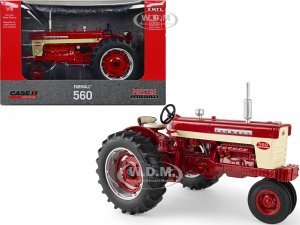 Farmall 560 Narrow Front Tractor Red Case IH Agriculture Series Prestige Collection 1/16