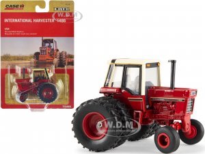 International Harvester 1489 Tractor with Dual Wheels Red with Cream Top Case IH Agriculture Series