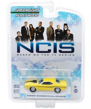 1970 Dodge Challenger R/T (Gibbs) Yellow with Black Stripes NCIS (2003) TV Series Hollywood Series