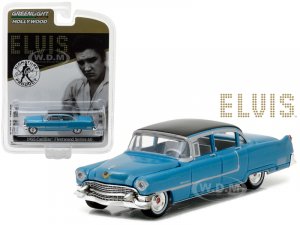 1955 Cadillac Fleetwood Series 60 Special Blue with Black Top Elvis Presley (1935-1977)
