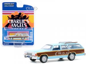 1979 Ford LTD Country Squire Light Blue with Wood Grain Paneling Charlies Angels (1976-1981) TV Series Hollywood Series Release 29