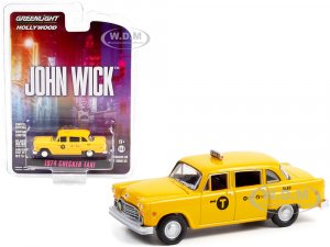 1974 Checker Yellow #5L89 N.Y.C. Taxi John Wick: Chapter 3 - Parabellum (2019) Movie Hollywood Series Release 33