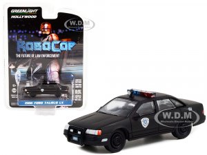 1986 Ford Taurus LX Matt Black Detroit Police RoboCop (1987) Movie Hollywood Series Release 34