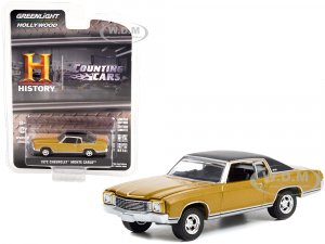 1972 Chevrolet Monte Carlo Gold Metallic with Black Top Counting Cars (2012) TV Series Hollywood Series Release 35