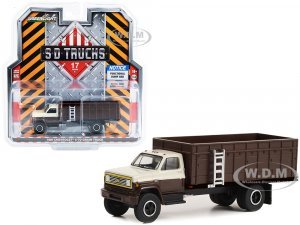 1981 Chevrolet C-70 Grain Truck Brown and Tan with Brown Bed S.D. Trucks Series 17