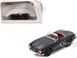 Mercedes-Benz 300 SL Roadster Black with Red Interior (HO)