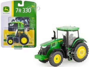 John Deere 7R 330 Tractor Green