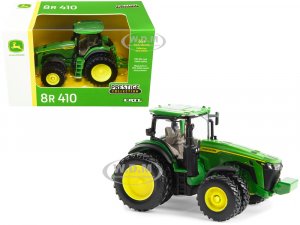 John Deere 8R 410 Tractor with Dual Wheels Green Prestige Collection Series