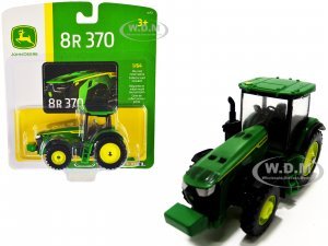 John Deere 8R 370 Tractor Green