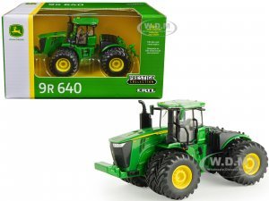 John Deere 9R 640 Tractor with Dual Wheels Green Prestige Collection Series