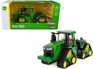 John Deere 9RX 590 Tractor with Tracks Green Prestige Collection