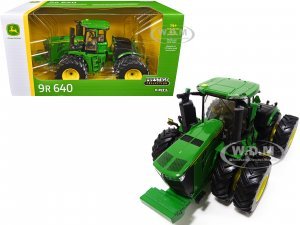 John Deere 9R 640 Tractor with Dual Wheels Green Prestige Collection