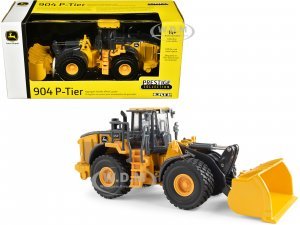John Deere 904 P-Tier Wheel Loader Yellow and Gray Prestige Collection