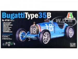 Skill 5 Model Kit Bugatti Type 35B  Scale Model by Italeri