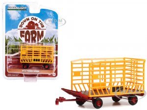 Bale Throw Wagon Yellow and Red Down on the Farm Series 7