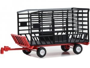 Bale Throw Wagon - Black and Red Down on the Farm Series 8