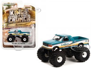 1993 Ford F-250 Monster Truck Teal Wildfoot Kings of Crunch Series 11