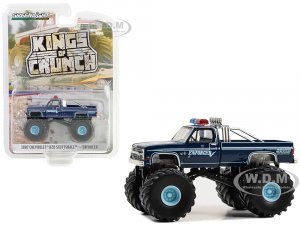 1987 Chevrolet K20 Scottsdale Monster Truck Dark Blue Enforcer Kings of Crunch Series 14