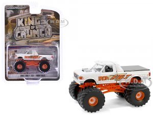 1990 Ford F-350 Monster Truck White Iron Eagle Kings of Crunch Series 15