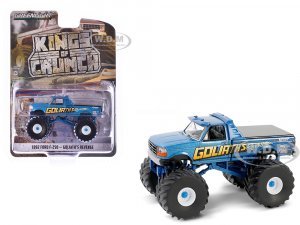 1992 Ford F-250 Monster Truck Blue Metallic Goliathâ€™s Revenge Kings of Crunch Series 15