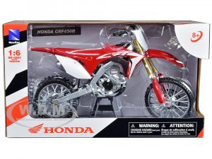 Honda CRF450R Dirt Bike Motorcycle Red and White 1 6