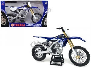 Yamaha YZ450F Dirt Bike Motorcycle Blue and White 1/6