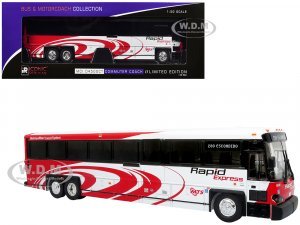 MCI D4500CT Commuter Coach Bus San Diego MTS Rapid Express White and Red The Bus & Motorcoach Collection
